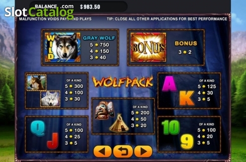 Οθόνη4. Wolf Pack (GMW) Κουλοχέρης