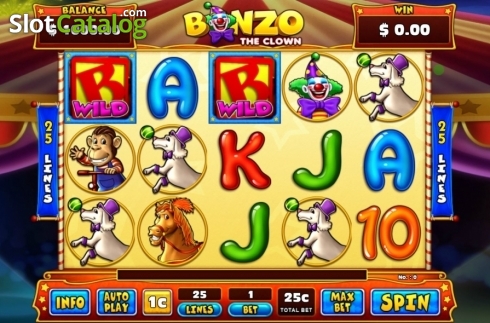 Οθόνη2. Bonzo The Clown Κουλοχέρης 