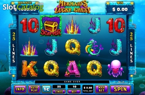 Οθόνη2. Mermaid's Lucky Chest Κουλοχέρης