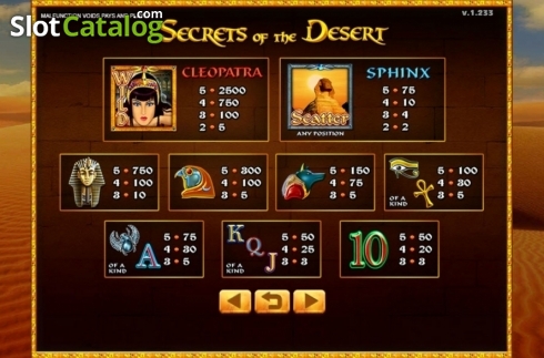 Οθόνη4. Secrets of the Desert Κουλοχέρης