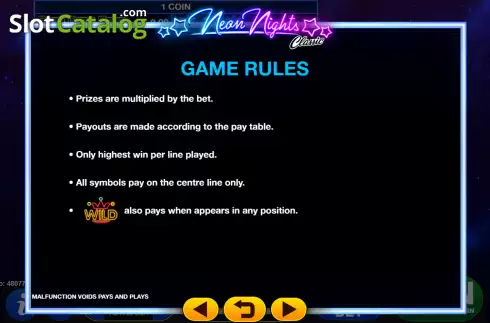 Οθόνη6. Neon Nights Classic Κουλοχέρης