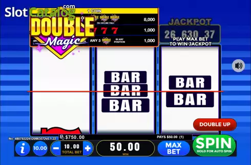 Οθόνη4. Double Magic (GMW) Κουλοχέρης