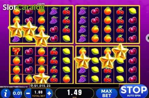 Οθόνη3. Super Fruit Quad Κουλοχέρης