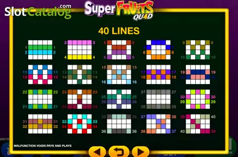 Οθόνη6. Super Fruit Quad Κουλοχέρης