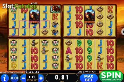 Οθόνη4. Buffalo Run Quad Κουλοχέρης 