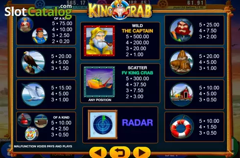 Οθόνη5. King of Crab Κουλοχέρης