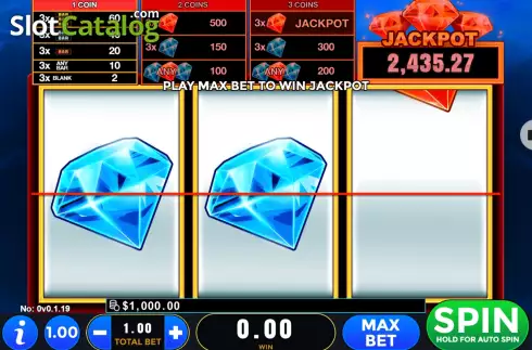 Οθόνη2. Red Diamonds Κουλοχέρης 