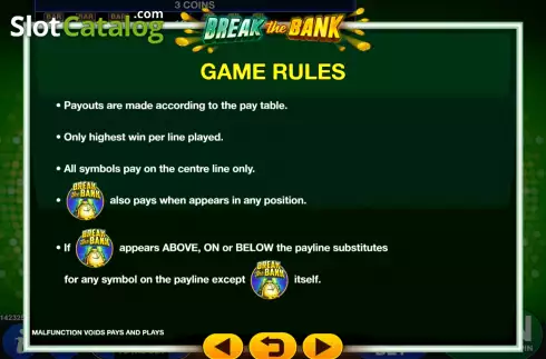 Οθόνη7. Break the Bank (GMW) Κουλοχέρης