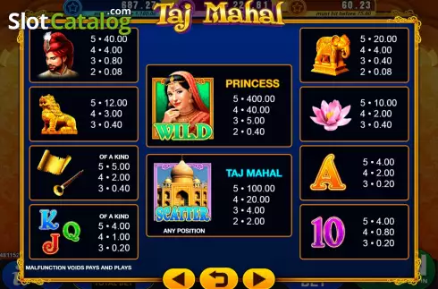 Οθόνη5. Taj Mahal Κουλοχέρης