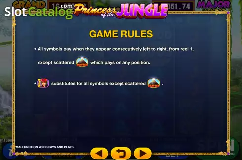 Οθόνη6. Princess of the Jungle Κουλοχέρης