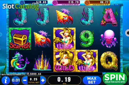 Οθόνη3. Mermaid Lucky Chest Κουλοχέρης