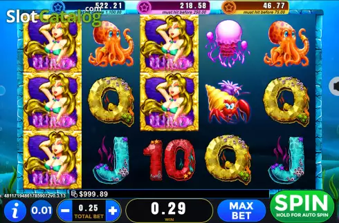Οθόνη4. Mermaid Lucky Chest Κουλοχέρης