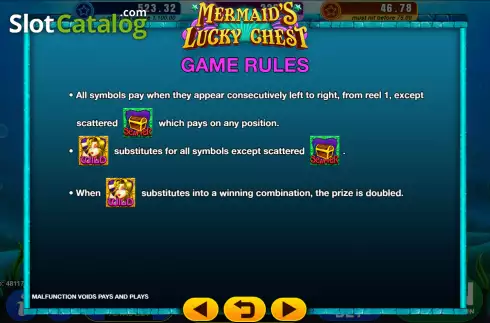 Οθόνη6. Mermaid Lucky Chest Κουλοχέρης