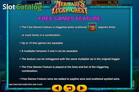 Οθόνη7. Mermaid Lucky Chest Κουλοχέρης