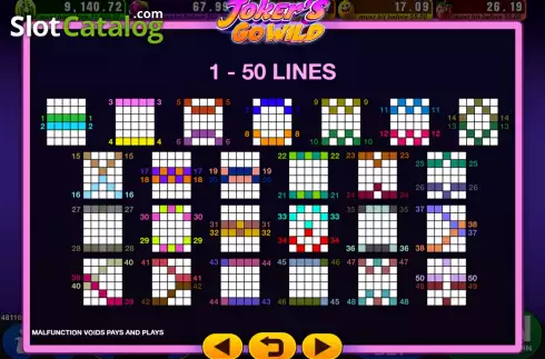 Οθόνη9. Joker's Go Wild Κουλοχέρης