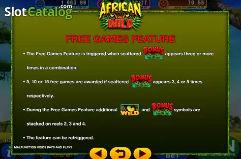 Οθόνη6. African Wild (GMW) Κουλοχέρης