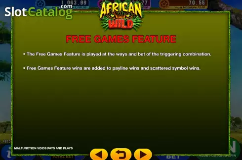 Οθόνη7. African Wild (GMW) Κουλοχέρης