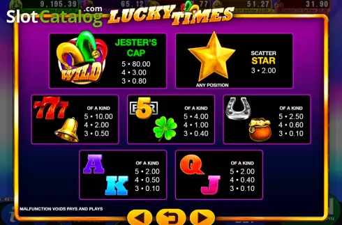 Οθόνη5. Lucky Times Κουλοχέρης 
