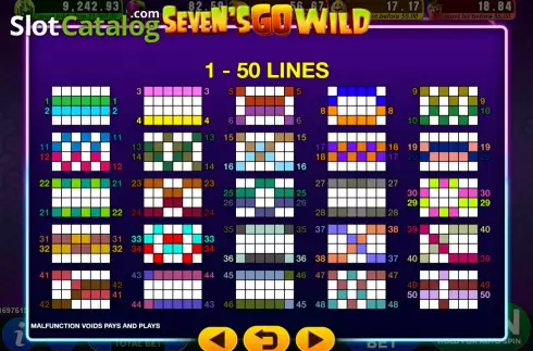 Οθόνη9. Seven's Go Wild Κουλοχέρης