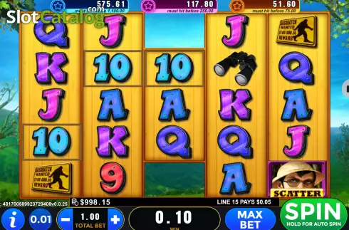 Οθόνη4. Sasquatch Cash Κουλοχέρης