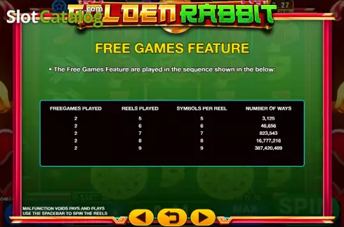 Οθόνη9. Golden Rabbit (GMW) Κουλοχέρης