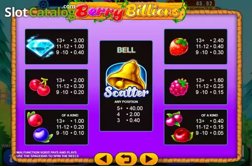Οθόνη3. Berry Billions Κουλοχέρης