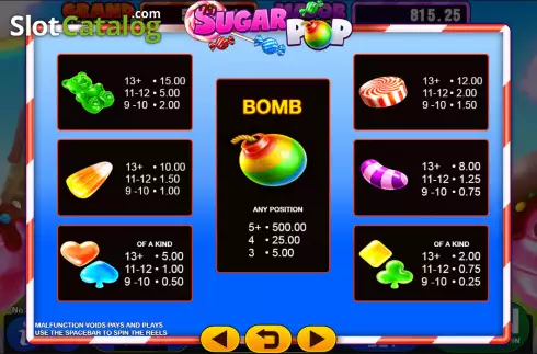 Οθόνη3. Sugar Pop (GMW) Κουλοχέρης