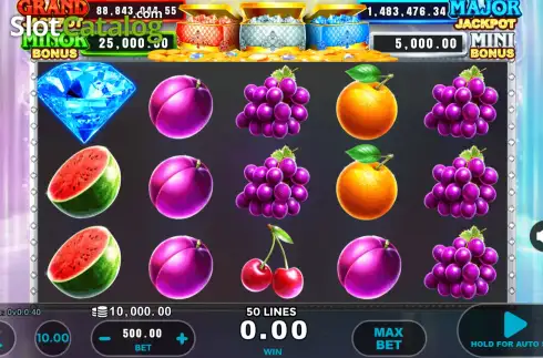 Οθόνη2. Triple Jewels Platinum Κουλοχέρης