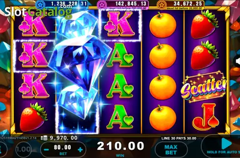 Οθόνη3. Diamonds Go Wild Κουλοχέρης