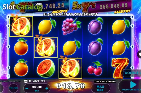 Οθόνη3. Ravin' Hot Fireballs Κουλοχέρης
