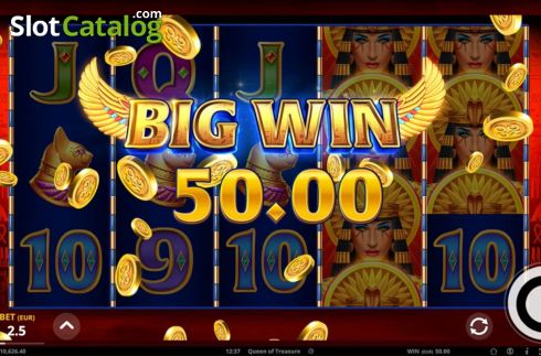 Οθόνη5. Queen of Treasure (GONG Gaming Technologies) Κουλοχέρης