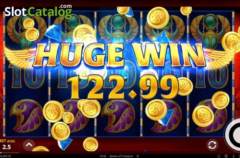 Οθόνη6. Queen of Treasure (GONG Gaming Technologies) Κουλοχέρης