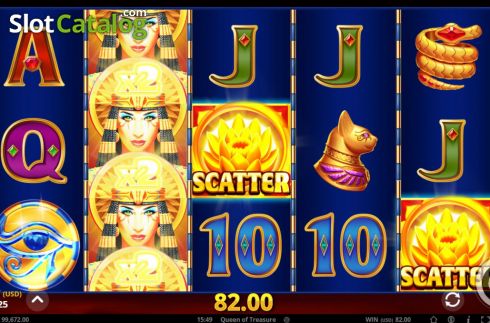 Οθόνη4. Queen of Treasure (GONG Gaming Technologies) Κουλοχέρης