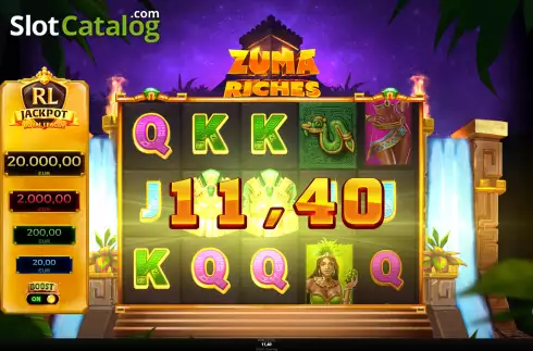 Οθόνη4. Zuma Riches Κουλοχέρης 