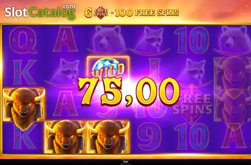 Οθόνη6. Buffalo Ways (GONG Gaming Technologies) Κουλοχέρης 