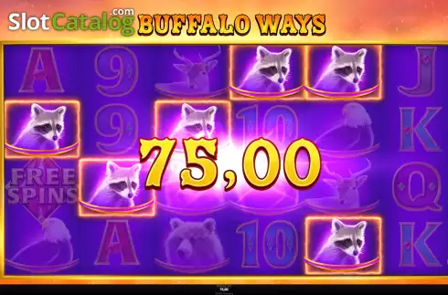 Οθόνη7. Buffalo Ways (GONG Gaming Technologies) Κουλοχέρης 