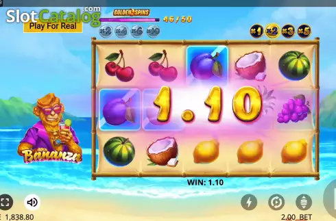 Οθόνη4. Bananza (GONG Gaming Technologies) Κουλοχέρης