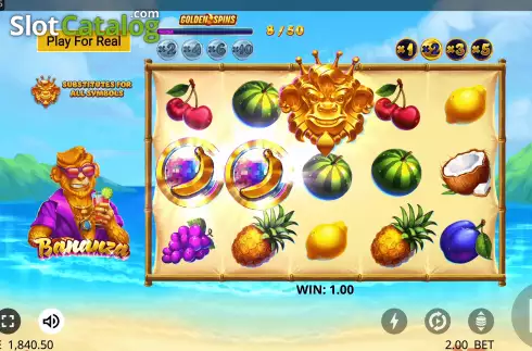Οθόνη9. Bananza (GONG Gaming Technologies) Κουλοχέρης