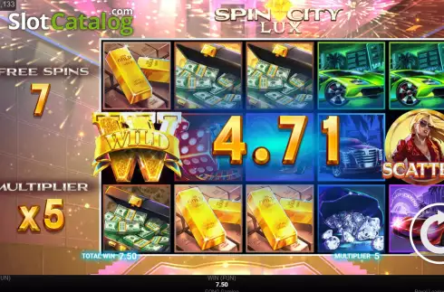Οθόνη9. Royal League Spin City Lux Κουλοχέρης