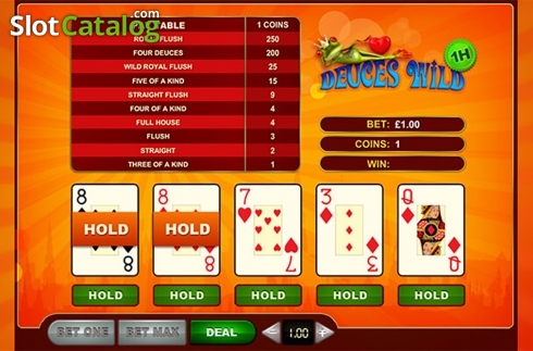 Οθόνη4. Deuces Wild (GVG) Κουλοχέρης