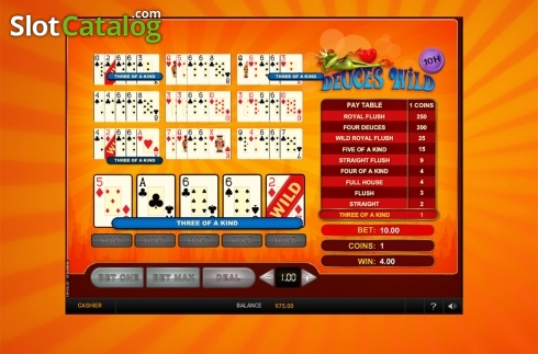 Οθόνη3. Deuces Wild 10 Hands (GVG) Κουλοχέρης