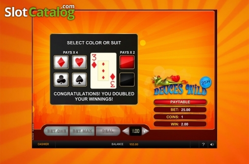 Οθόνη4. Deuces Wild 25 Hands (GVG) Κουλοχέρης