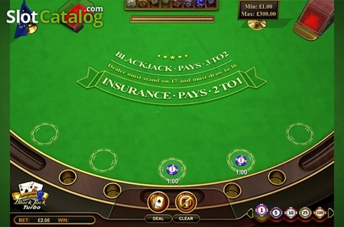 Οθόνη2. European Blackjack Turbo (GVG) Κουλοχέρης