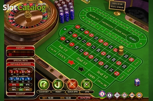 Οθόνη4. European Roulette Pro Special (GVG) Κουλοχέρης