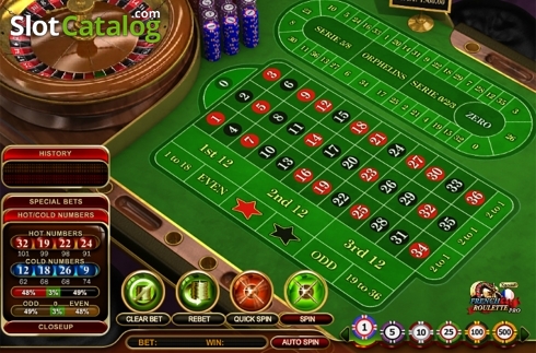 Οθόνη3. French Roulette Pro Special Κουλοχέρης
