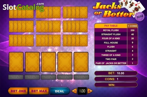 Οθόνη2. Jacks Or Better 10 Hands Κουλοχέρης 