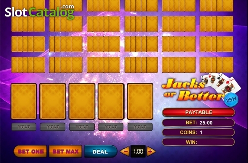 Οθόνη2. Jacks Or Better 25 Hands Κουλοχέρης
