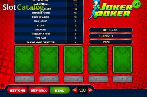 Οθόνη2. Joker Poker (GVG) Κουλοχέρης