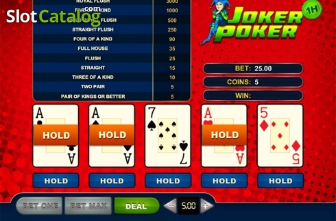 Οθόνη3. Joker Poker (GVG) Κουλοχέρης