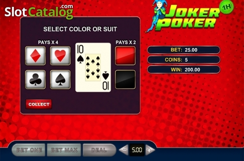 Οθόνη5. Joker Poker (GVG) Κουλοχέρης